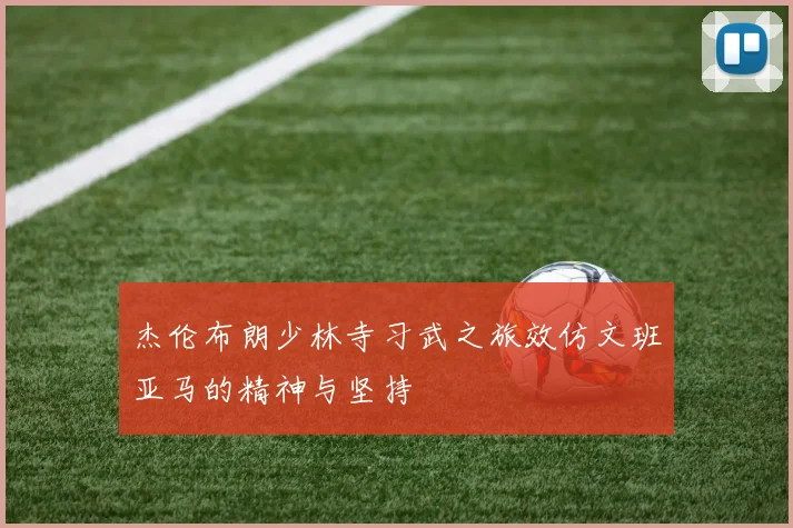 杰伦布朗少林寺习武之旅效仿文班亚马的精神与坚持